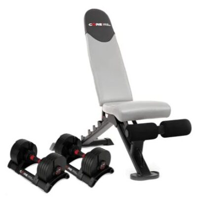 Adjustable Bench & Adjustable Dumbbells Combo Pack