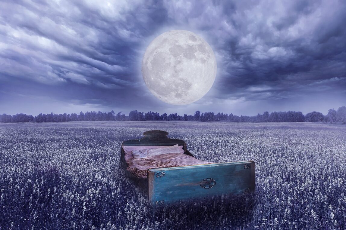 Bed in Moonlight